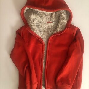 Cozy Red Kids Jacket with Hood